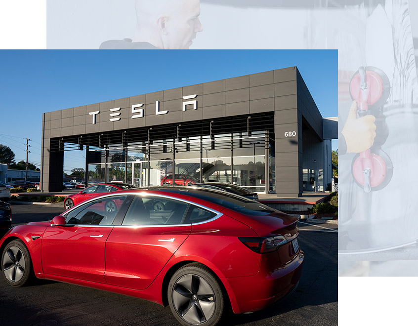 Tesla windshield replacement near me